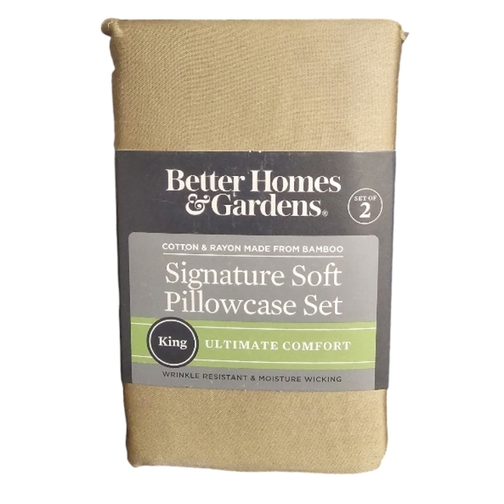 Tan King Size Pillow Cases